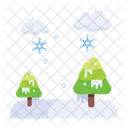 Heavy Snowfall  Symbol
