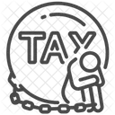 Heavy Tax Tax Load Burden Icon