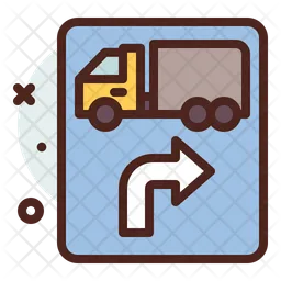 Heavy Vehicle Right Side  Icon