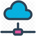 Cloud Informatique Hebergement Icône