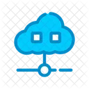 Hébergement cloud  Icône
