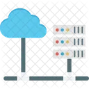 Cloud Computing Hebergement Cloud Cloud De Donnees Icône