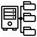 Réseau de données d'hébergement  Icône