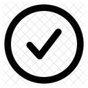 Hecho Comprobar Aprobar Icono