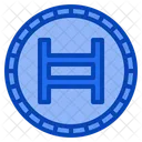 Hedera Coin Hashgraph Crypto Digital Money Cryptocurrency Icon