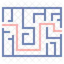 Hedge Maze Block Maze Business Labyrinth Icon