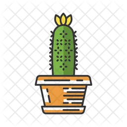 Hedgehog Cactus In Pot  Icon