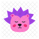 Hedgehog Face  Icon