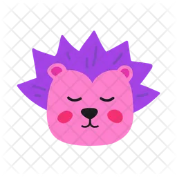 Hedgehog Face  Icon