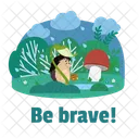 Hedgehog Adventure Cute Icon