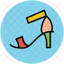 Heel Sandal Woman Icon