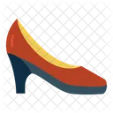 Heel Insole Ladies Shoes Icon