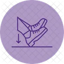 Heel Dig Shoe Tap Tap Dance Move Icon