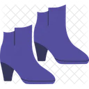 Heeled Boots Heels Footwear Icon