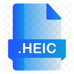 Heic File Icon - Download in Flat Style