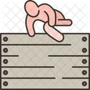 Height Hurdle Obstacle Icon