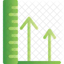 Height Stature Growth Icon