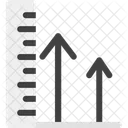Height Stature Growth Icon