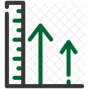 Height Stature Growth Icon