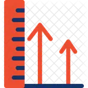 Height Stature Growth Icon