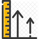 Height Stature Growth Icon