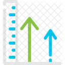 Height Stature Growth Icon