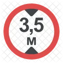 Height Limit Sign Icon