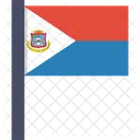 Sint Maarten Flagge Symbol