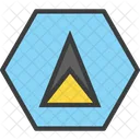 St Lucia Land Symbol