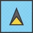 St Lucia Land Symbol