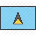 St Lucia Land Symbol