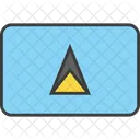 St Lucia Land Symbol