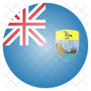 St Helena Flagge Symbol