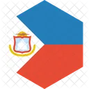 Sint Maarten Flagge Symbol