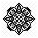 Heiliges Symbol Cherokee Indigene Symbol