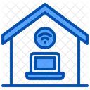 WLAN zuhause  Symbol