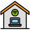 WLAN zuhause  Symbol