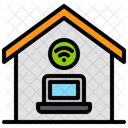 WLAN zuhause  Symbol