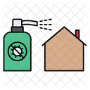 Spray Antibakteriell Schutz Symbol