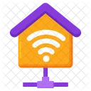 Heimnetzwerk Smart Home Hausnetzwerk Symbol