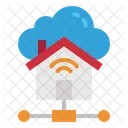 Netzwerk Zuhause Cloud Symbol