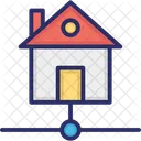 Heimnetzwerk Heimnetzwerk Vernetzung Icon
