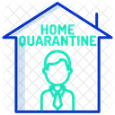 Quarantane Zu Hause Symbol