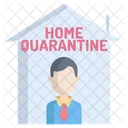 Quarantane Zu Hause Symbol