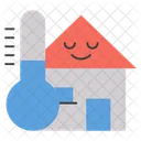 Temperatur Zu Hause Haus Emoji Zuhause Emoticon Symbol