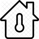 Temperatur zu Hause  Symbol