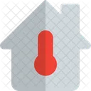 Temperatur zu Hause  Symbol