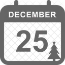 Weihnachten Heiraten Weihnachtskalender 25 Dezember Symbol