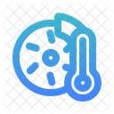 Heiße Bremsen  Symbol