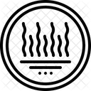 Heisse Oberflache Heiss Oberflache Symbol
